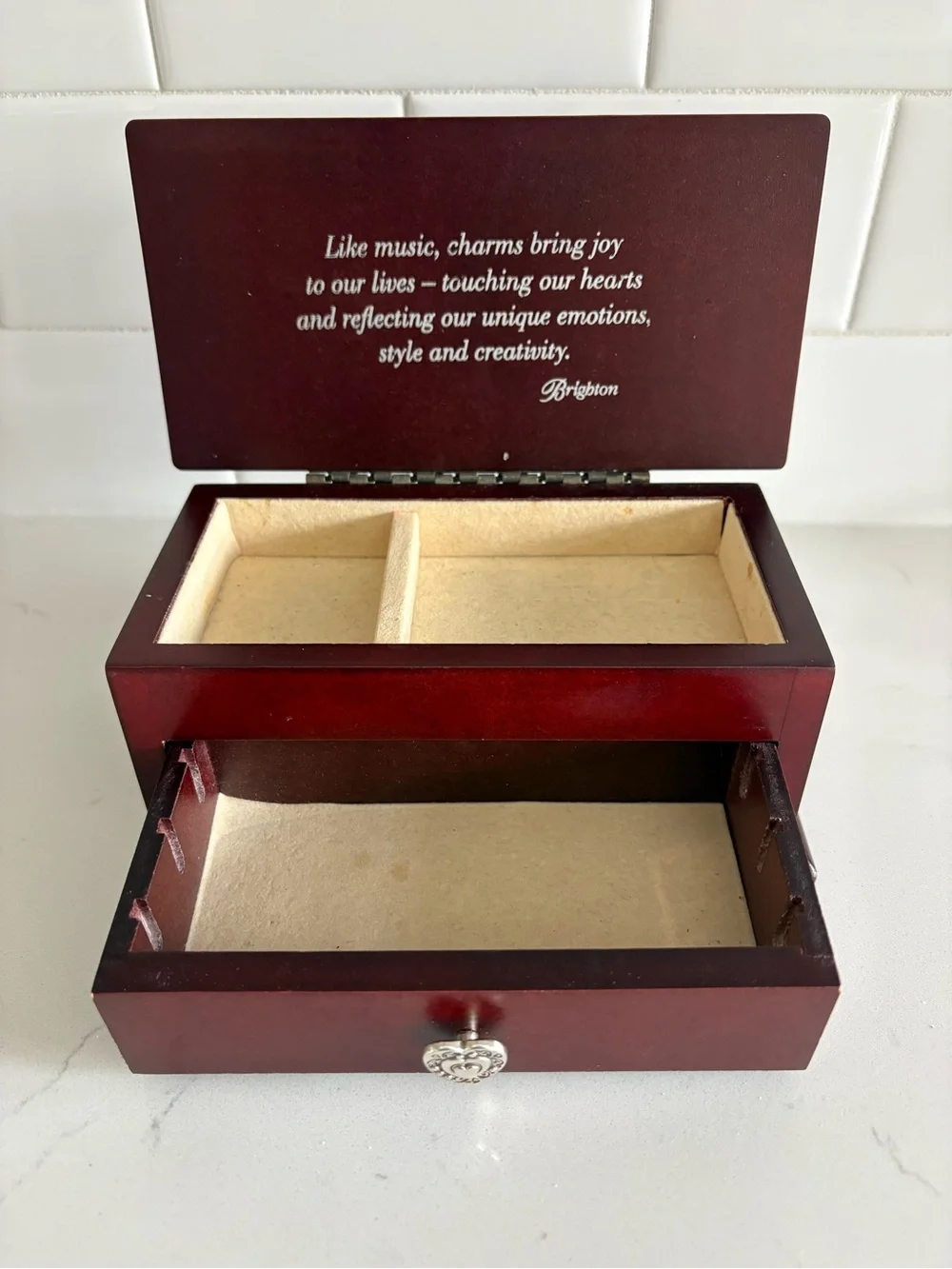 Brighton Wood Jewelry Box